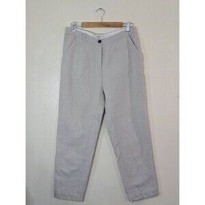 HUMANOID High Waist Pants Womens Size Medium Italian Fabric Beige Chino